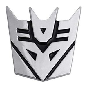 3D Deception Logo Stickers for Car | Metal Sticker, Chrome