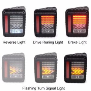 Wrangler Type Rear Tail Light Assemblies FOR THAR/MM540/550