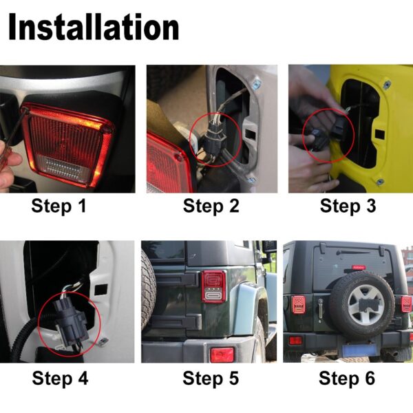 LED TAIL LIGHT WITH INDICATOR FOR THAR/MM540/MM550 - Image 8
