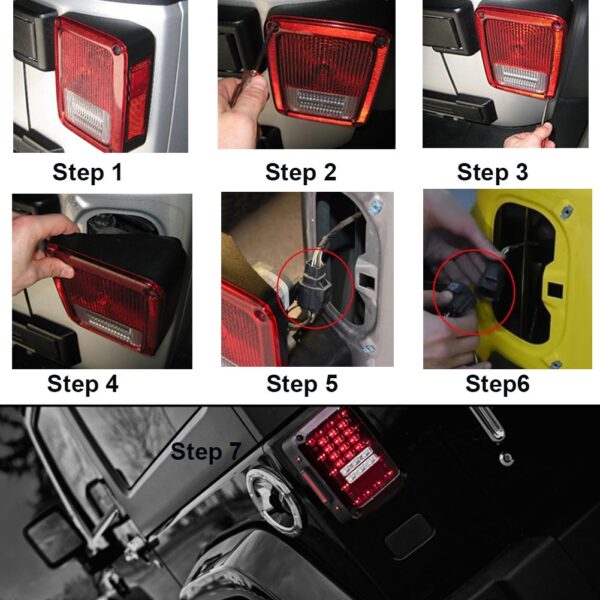LED Tail Light Lamp for Thar/MM540/550 - Image 5