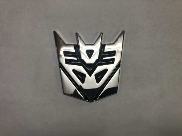 3D Deception Logo Stickers for Car | Metal Sticker, Chrome - Image 3