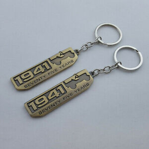 3D 1941 jeep metal keychain