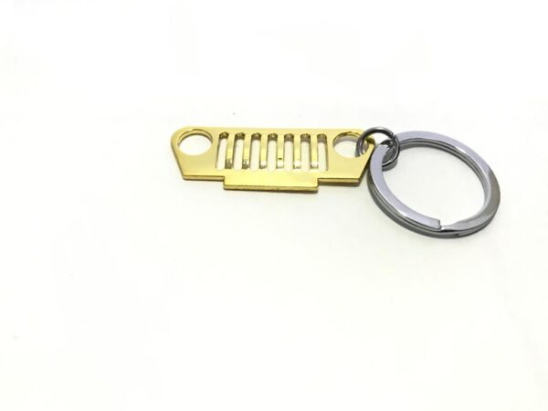 METAL Jeep TJ Grille Keychain - Image 3