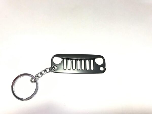 JEEP WRANGLER ANGRY BIRD GRILLE METAL KEY CHAIN - Image 2