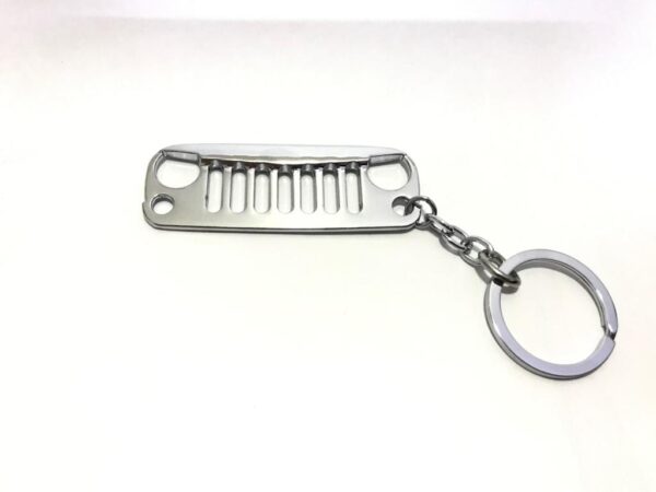 JEEP WRANGLER ANGRY BIRD GRILLE METAL KEY CHAIN - Image 3