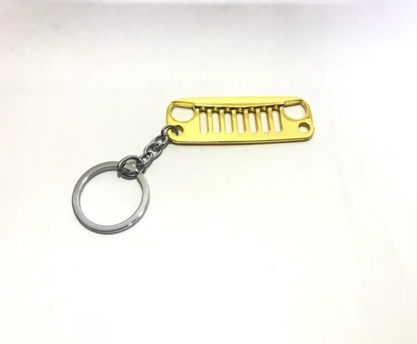JEEP WRANGLER ANGRY BIRD GRILLE METAL KEY CHAIN - Image 5