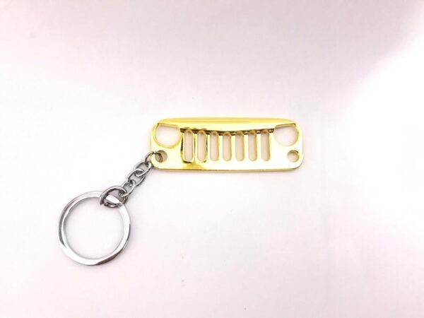 JEEP WRANGLER ANGRY BIRD GRILLE METAL KEY CHAIN - Image 6
