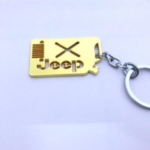 metal 3d jeep jerrycan keychain