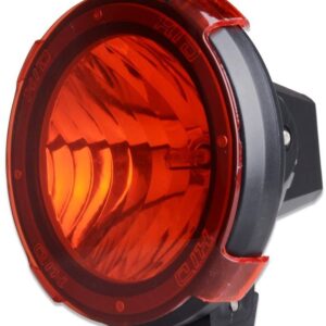 UNIVERSAL HID XENON FOG LIGHT POWERFUL LAMPS FOR ALL CARS AND SUV WITH YELLOW COVER ESPECIALLY FOR OFFROADING (55W,9INCH)