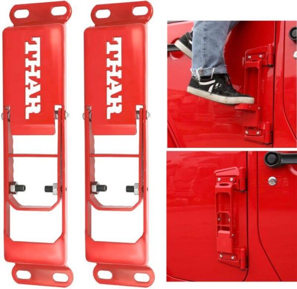 New Thar Door Hinge Step with Folding Foot Pedal